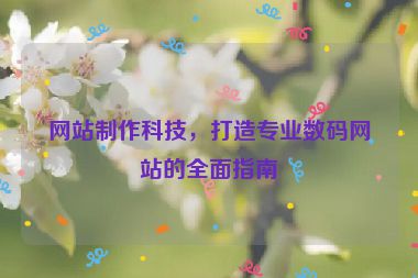 網(wǎng)站制作科技，打造專業(yè)數(shù)碼網(wǎng)站的全面指南