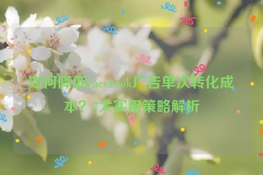 如何降低Facebook廣告單次轉(zhuǎn)化成本？7大實用策略解析
