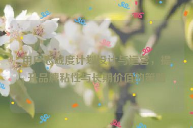用戶忠誠(chéng)度計(jì)劃設(shè)計(jì)與運(yùn)營(yíng)，提升品牌粘性與長(zhǎng)期價(jià)值的策略