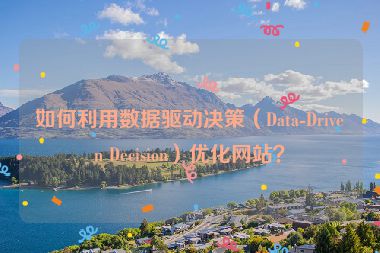 如何利用數(shù)據(jù)驅(qū)動決策（Data-Driven Decision）優(yōu)化網(wǎng)站？